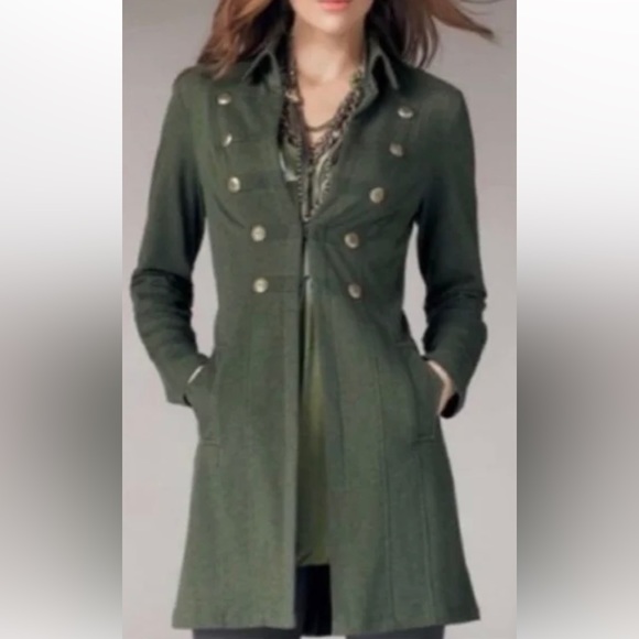 CAbi Jackets & Blazers - CABI Military Style Army Green Coat